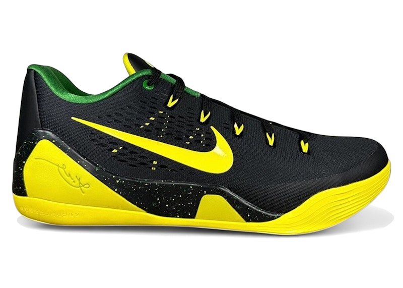 Nike Kobe 9 EM Low Protro Oregon Ducks PE Black Men's
