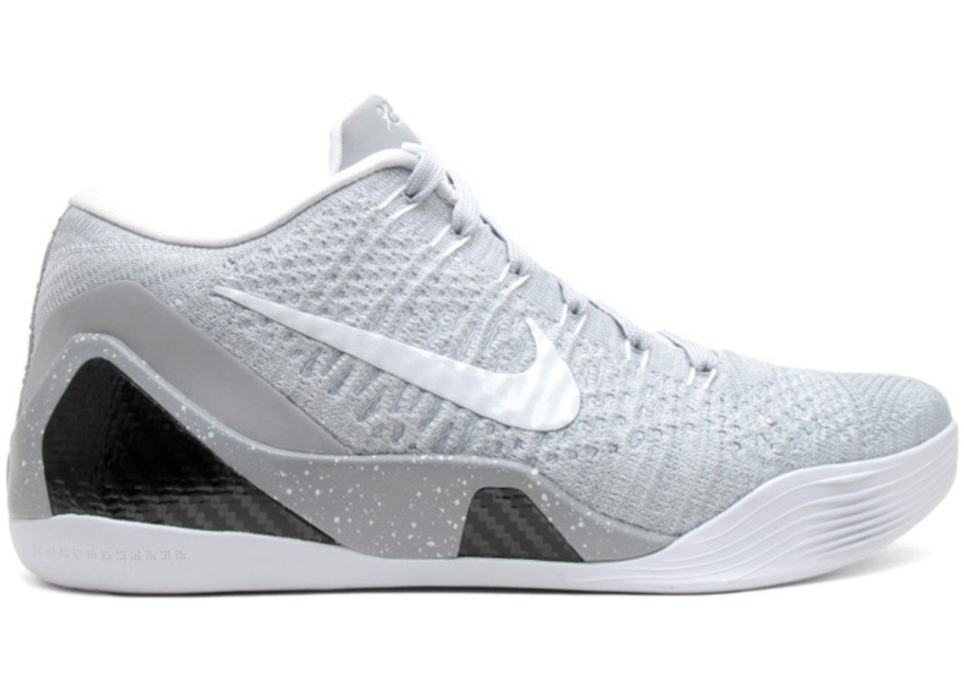 Nike Kobe 9 Elite Premium Low HTM Milan Grey - 698595-010 Kobe 9 Low On Feet