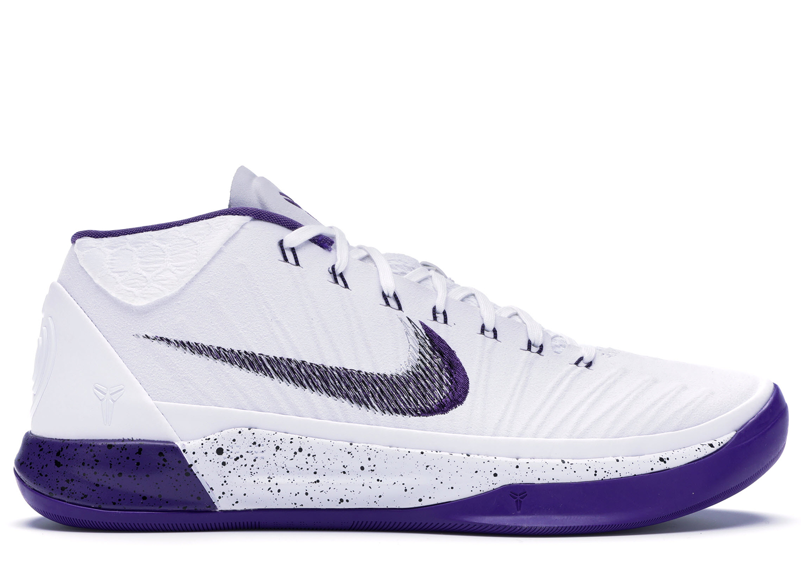 Nike Kobe A.D. Mid Baseline White Court Purple Men's - 922482-100 - US