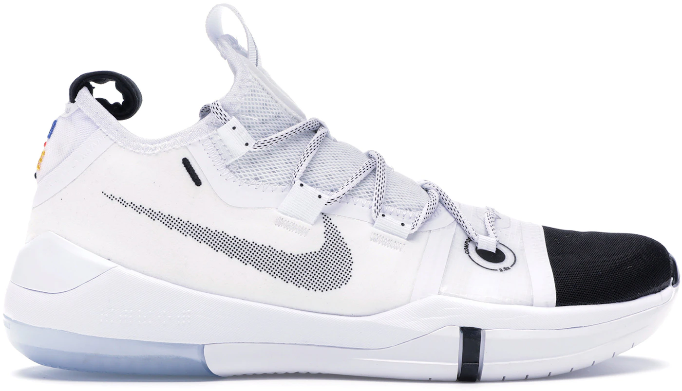Nike Kobe Bryant A.D. in Black and White Basketball Sneaker