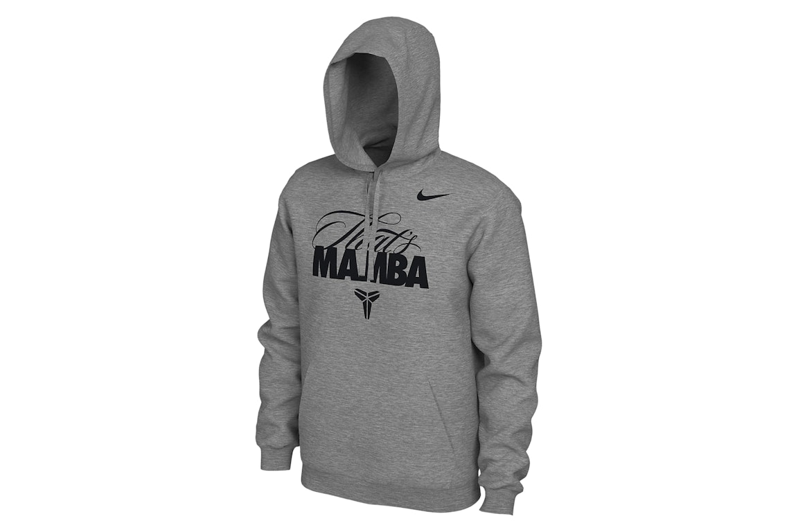 Pre-owned Nike Kobe Bryant Mamba Hoodie Dark Grey Heather