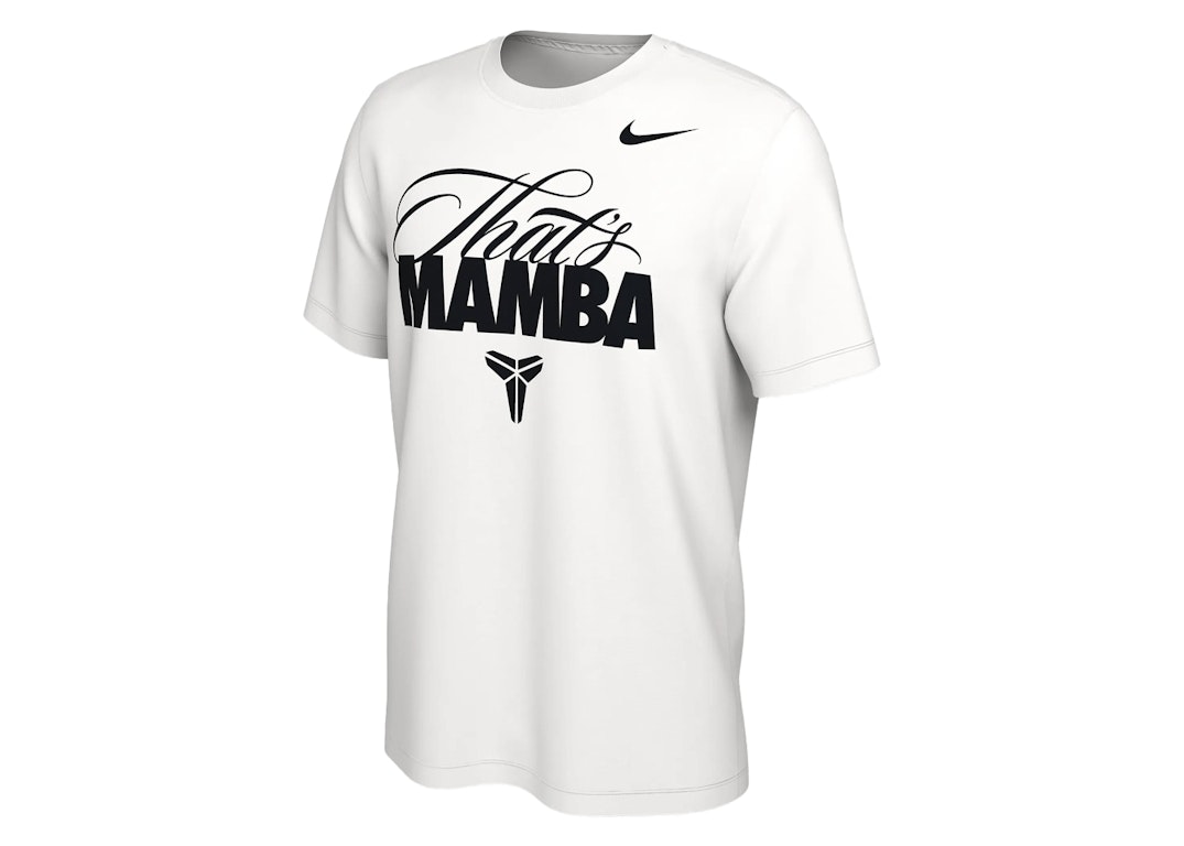 Pre-owned Nike Kobe Bryant Mamba T-shirt White