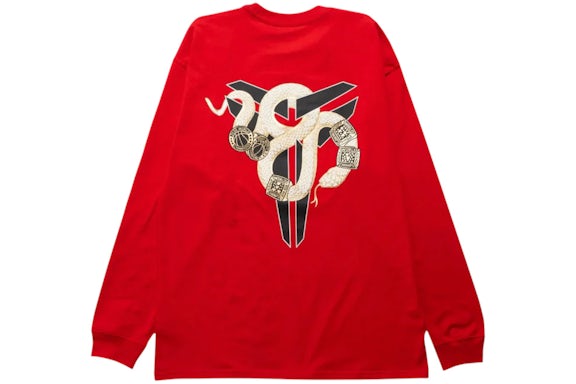 Nike Kobe Bryant Year of Mamba Max90 Long-Sleeve T-shirt (Asia Sizing) Red