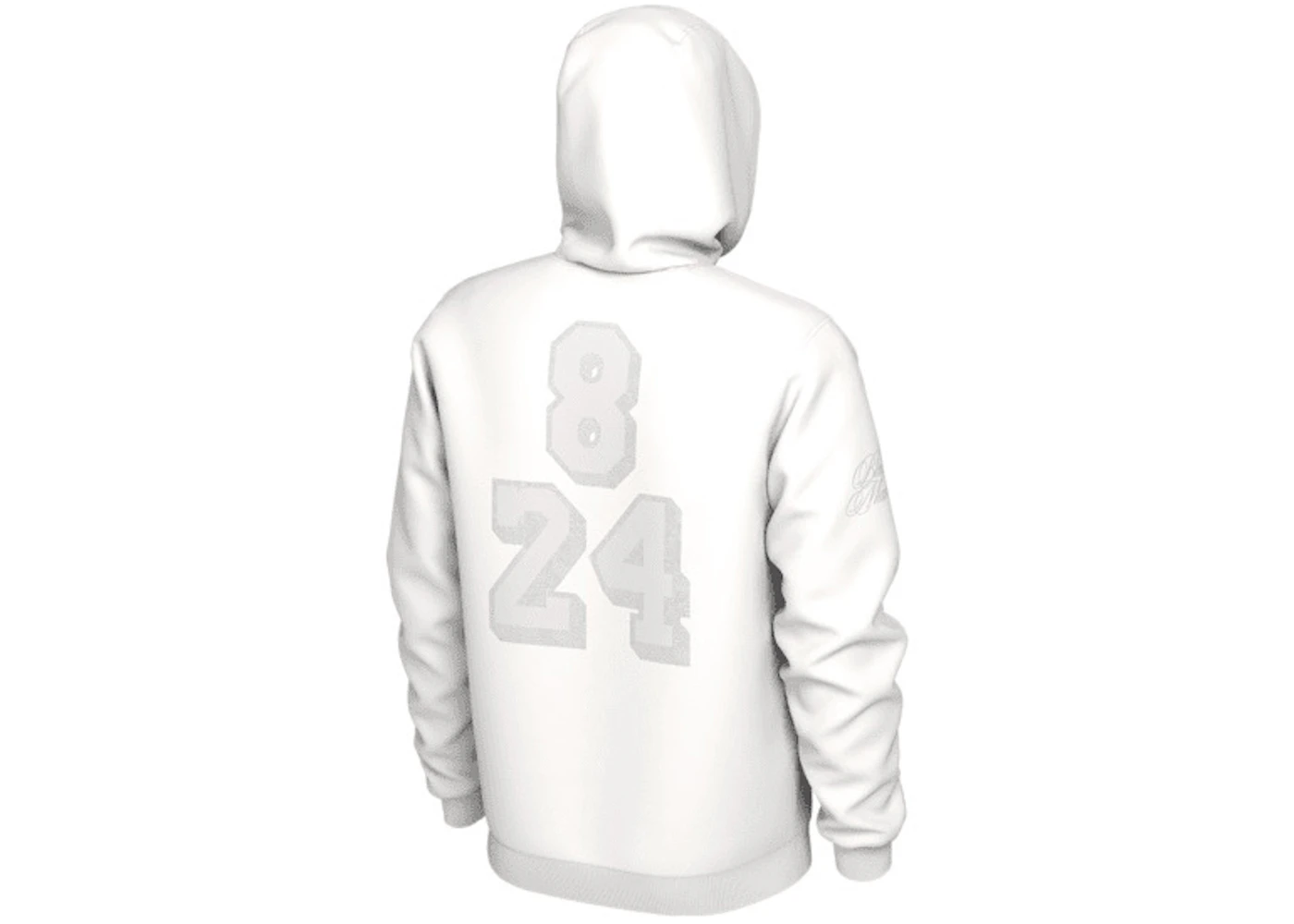 White kobe hoodie Clearance