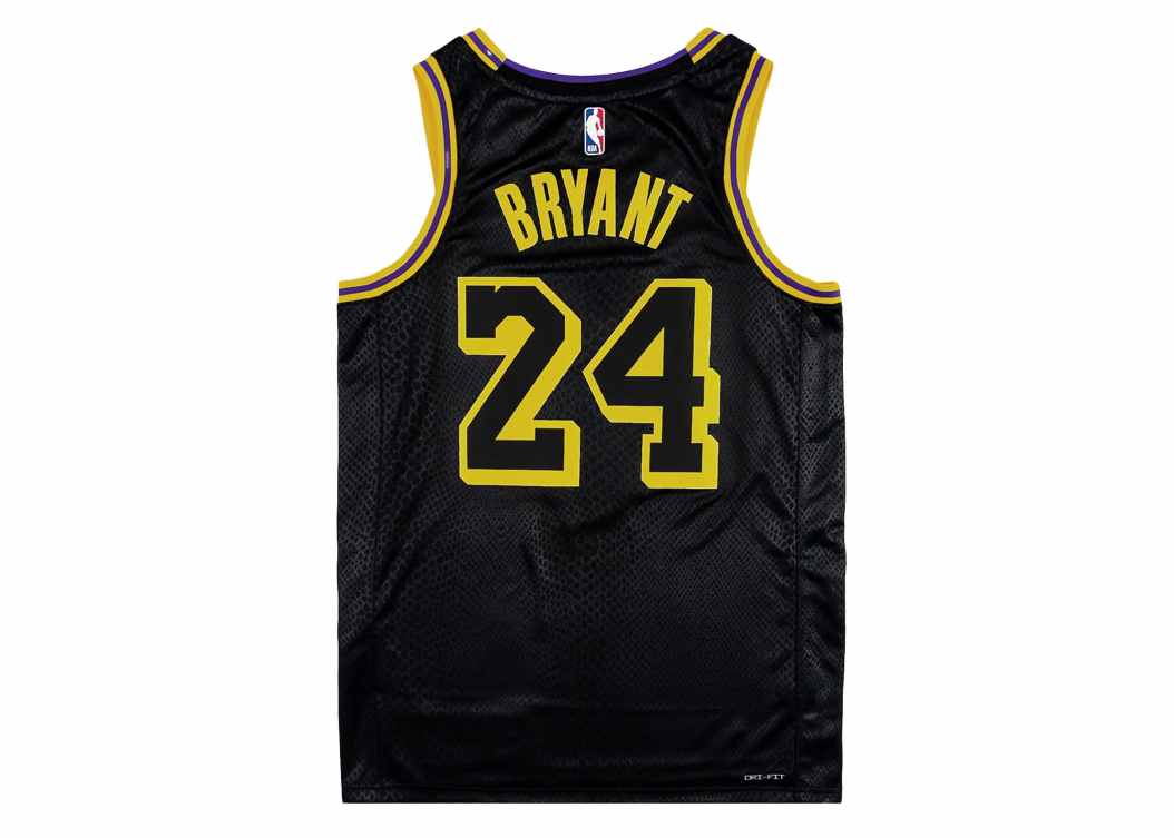 Nike Kobe Mamba Mentality Los Angeles Lakers City Edition Swingman Jersey  (FW23) Black