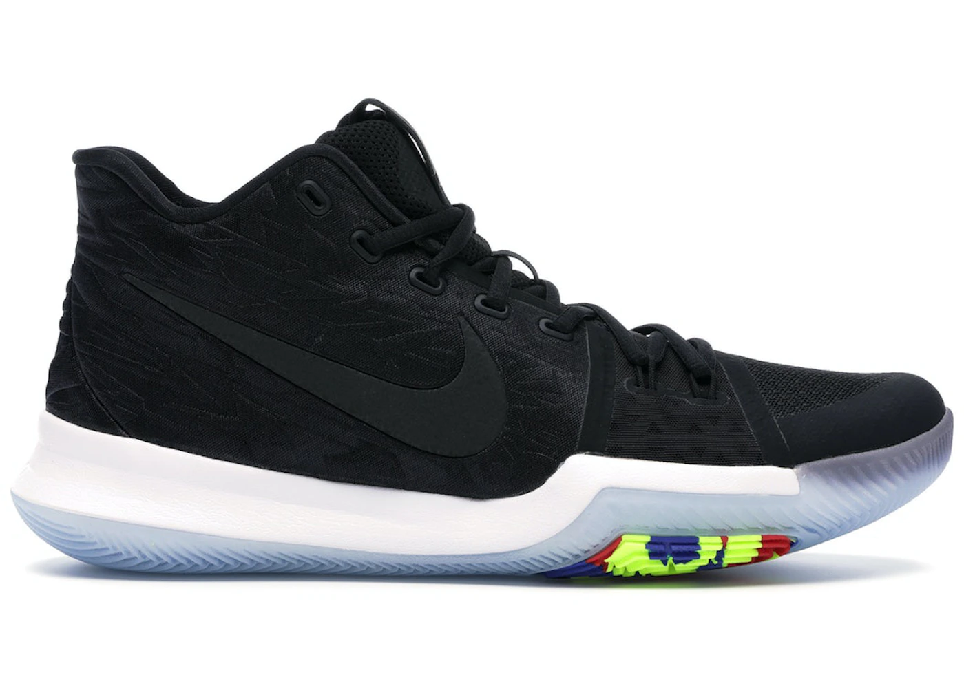 Kyrie 3 black multicolor best sale