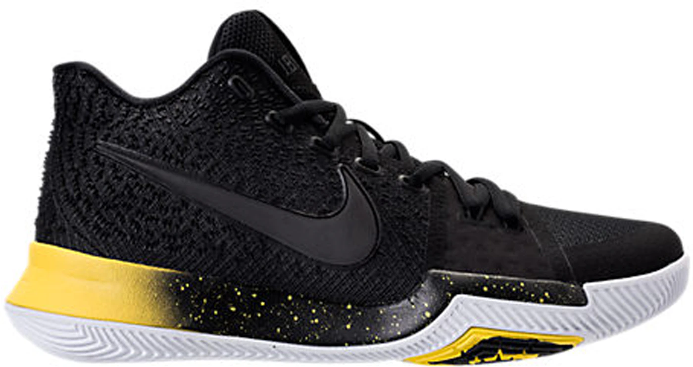 Nike Kyrie 3 Black Yellow Homme - 852395-901 - FR