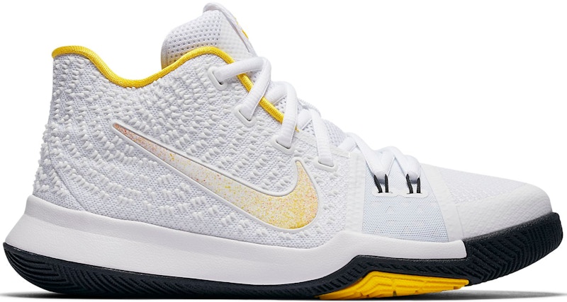 kyrie 3 white and yellow