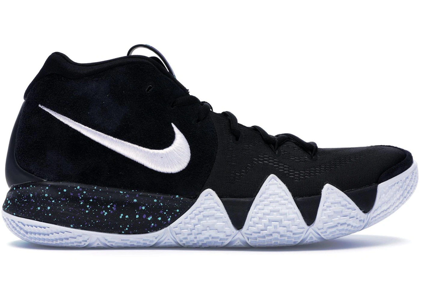 Black white kyrie 4 best sale