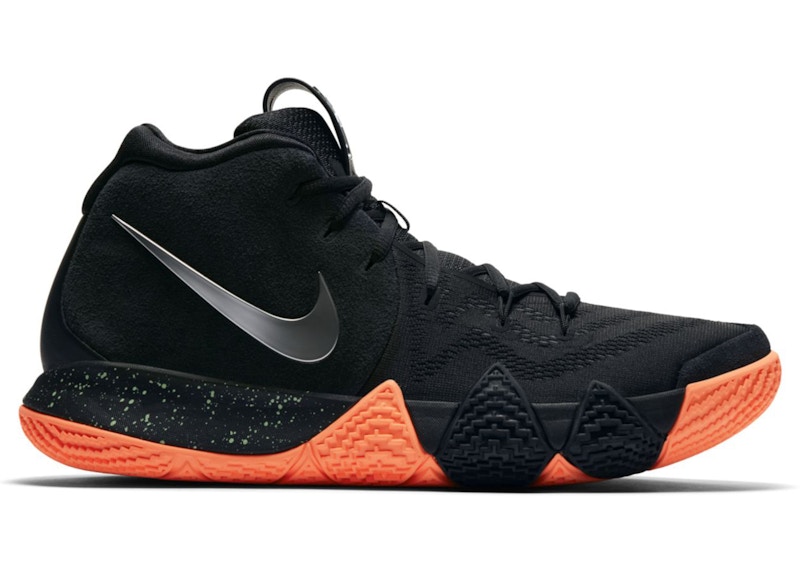 Black orange kyrie 4 on sale