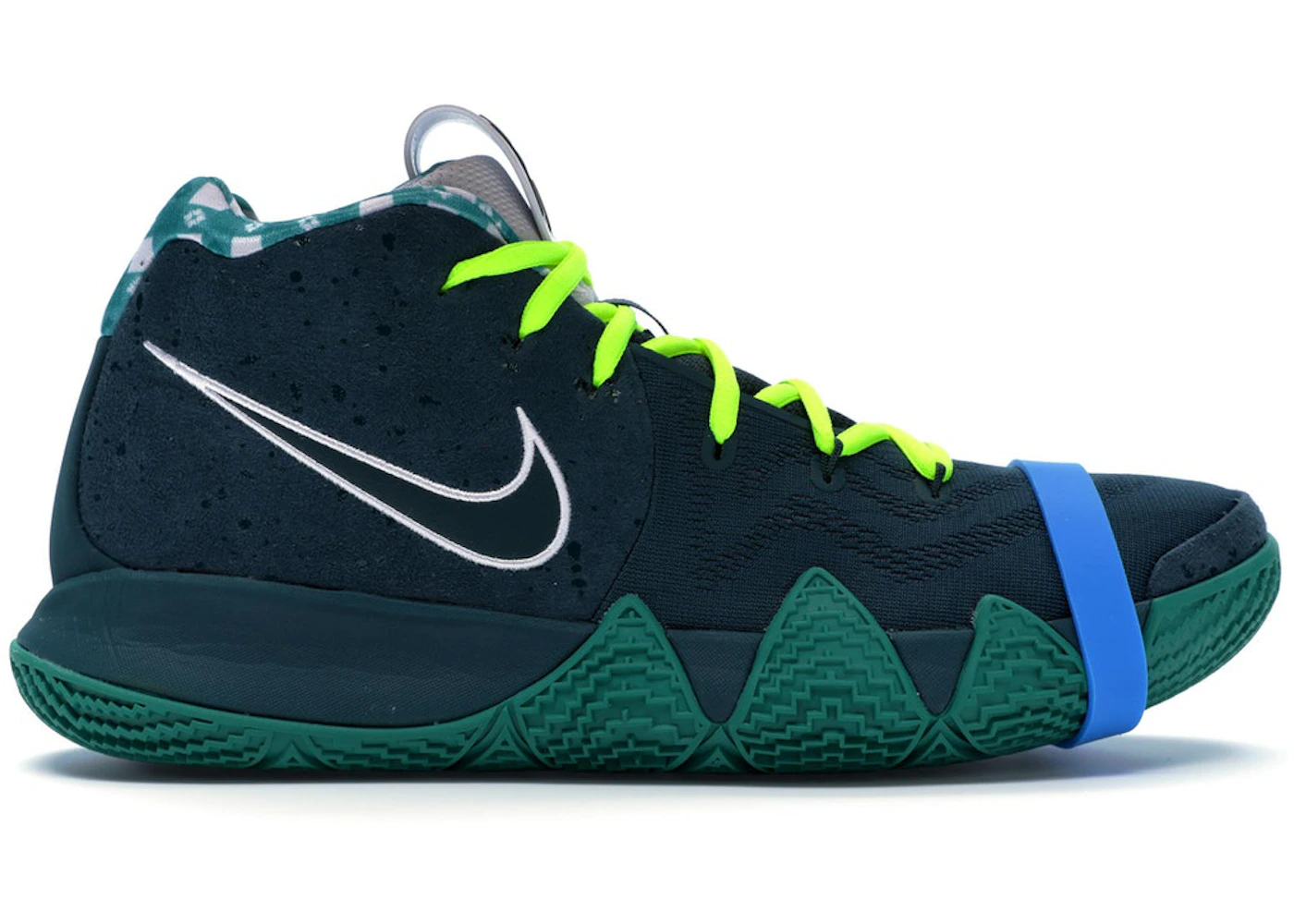 Kyrie 4 green and blue hotsell