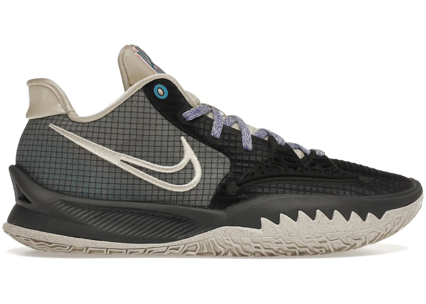 Nike Kyrie 4 Low Black Grey Rattan Men's - CW3985-003/CZ0105-003 - US