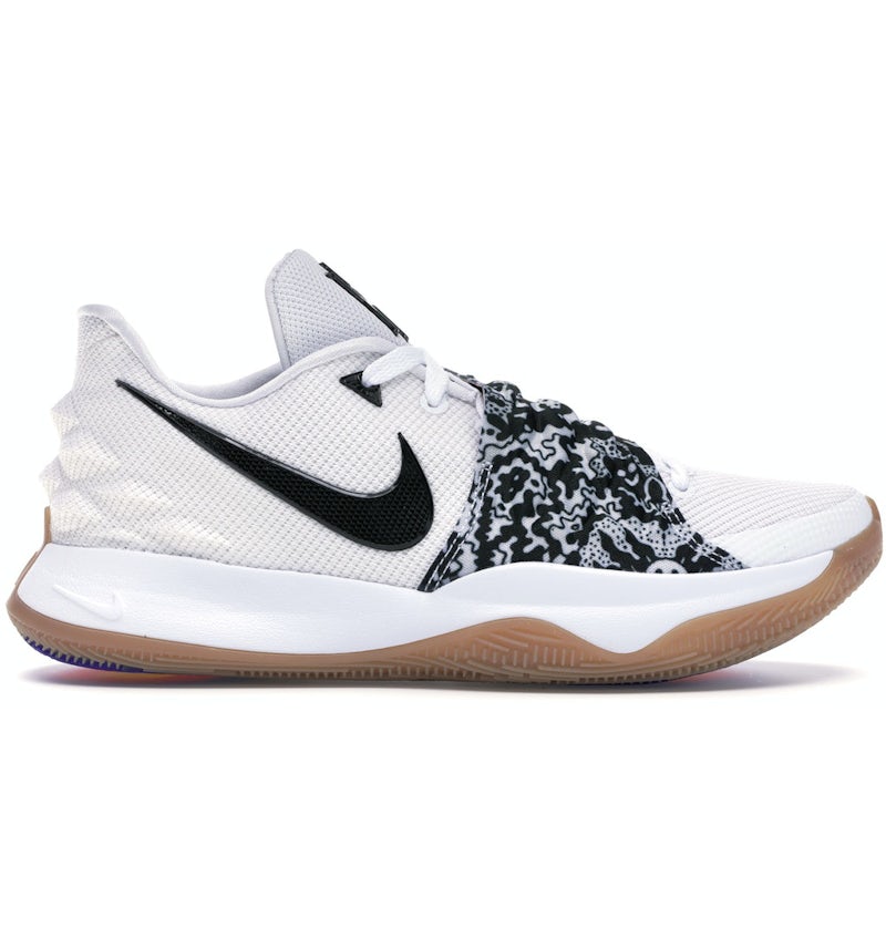 Nike kyrie 4 white and black clearance