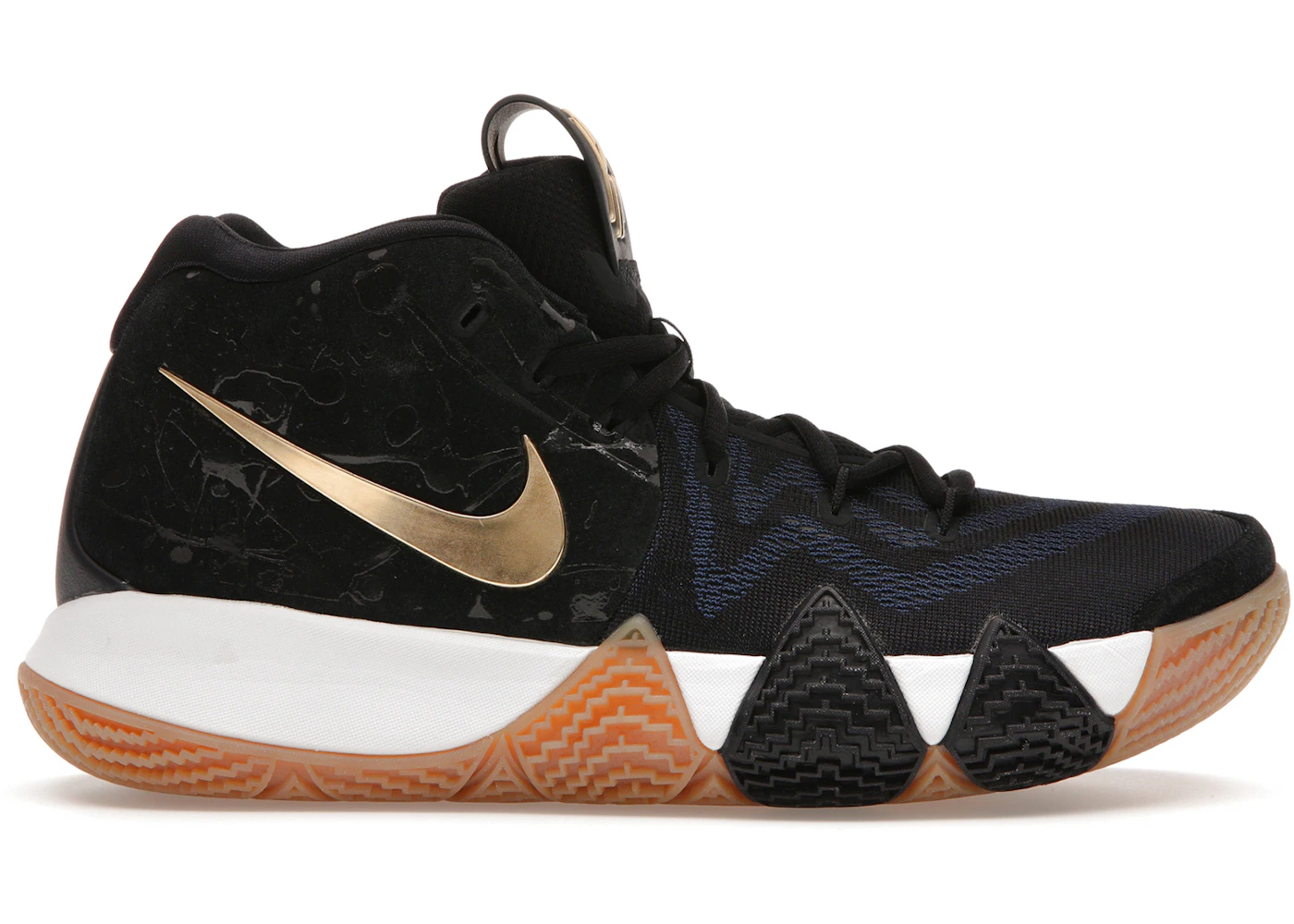 Orange Kyrie Black/metallic Silver Men's Basketball Shoe Nike