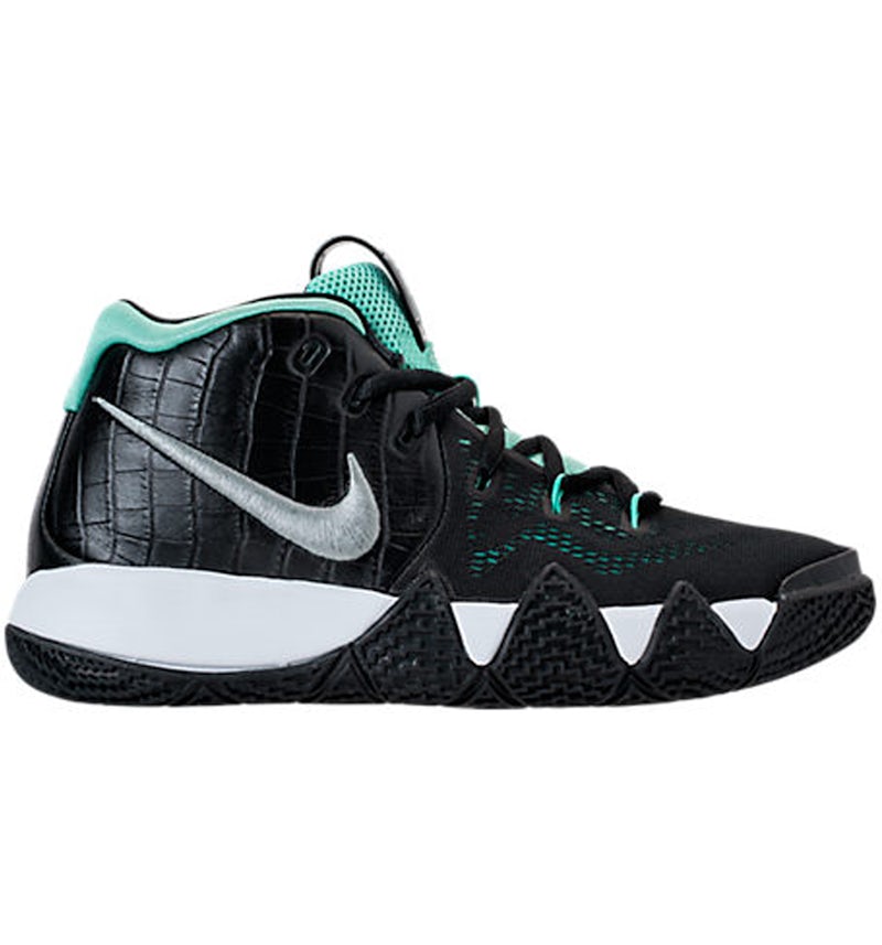 Nike kyrie 4 black and green shop