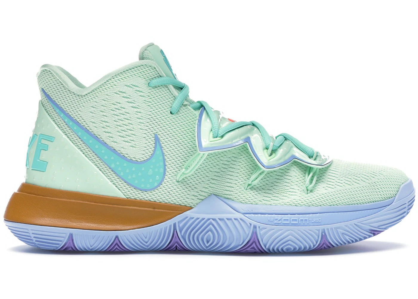 NIKE KYRIE 5 スポンジボブ Nike Kyrie 5 Spongebob Squidward Men's - CJ6951-300/CJ6950