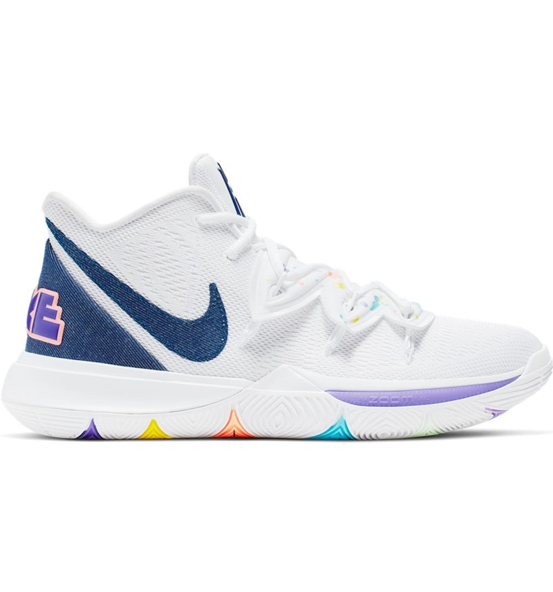 Nike Kyrie 5 White Denim Men s AO2918 101 AO2919 101 US