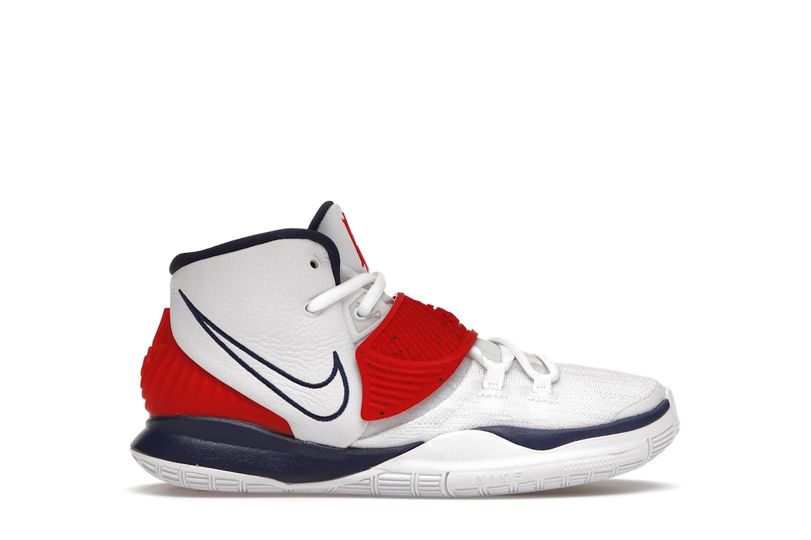 Pre-owned Nike Kyrie 6 Usa White (gs) In White/white