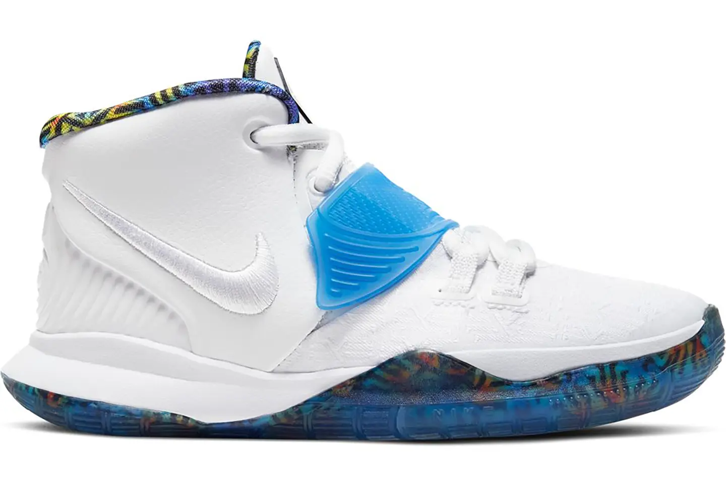 Nike Kyrie 6 White Sapphire Crimson (PS) Kids' - BQ5600-146 - US