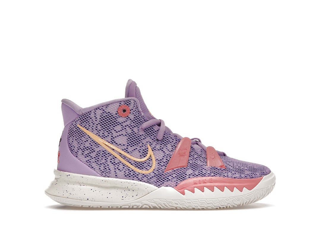 Pre-owned Nike Kyrie 7 Daughters (gs) In Lilac/melon Tint-indigo Burst-sail