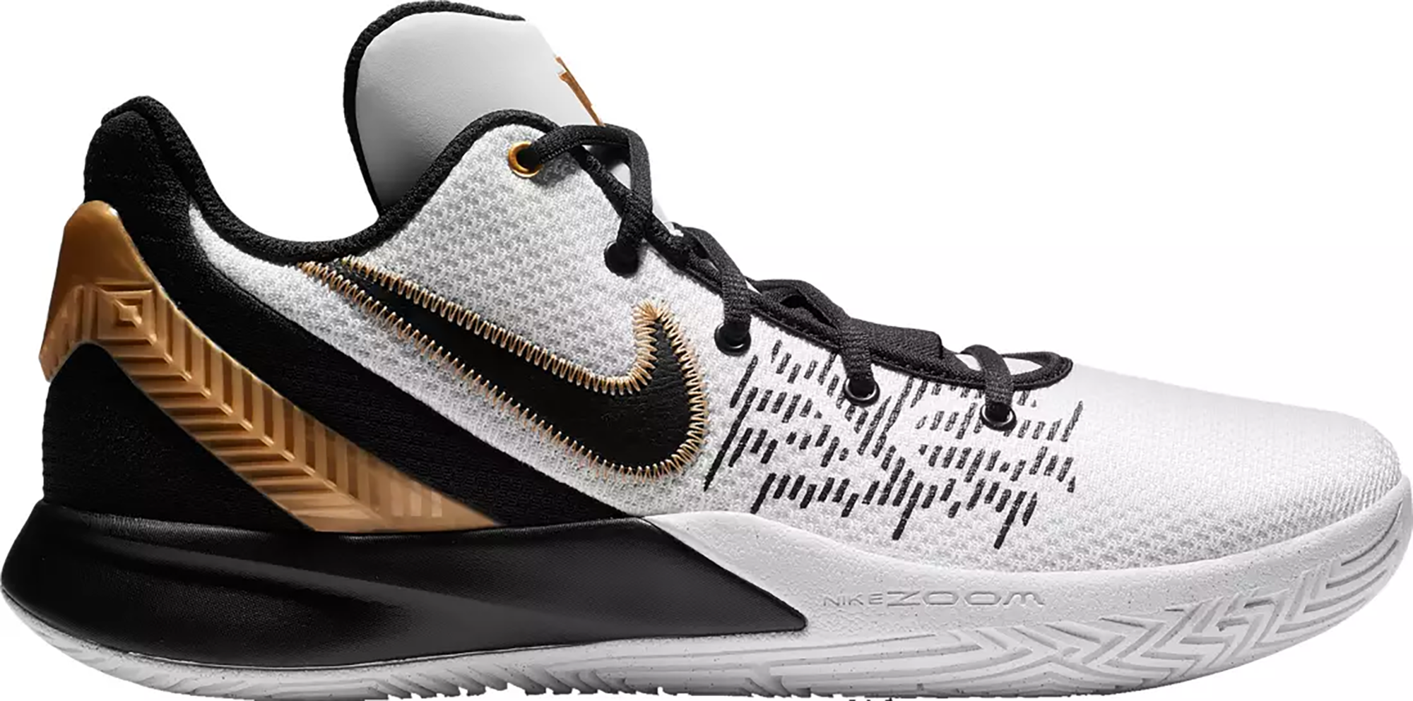 kyrie 2 shoes white and gold