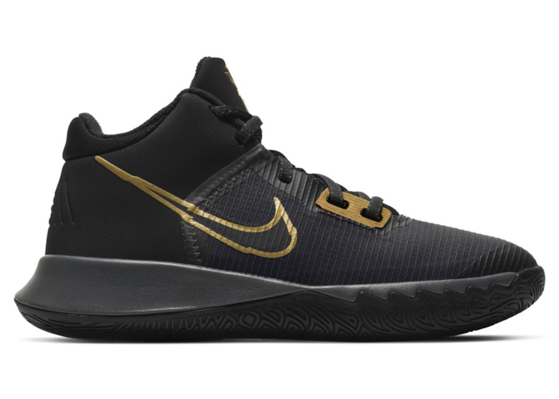 Nike Kyrie Flytrap 4 Black Metallic Gold GS CT5537 005 US