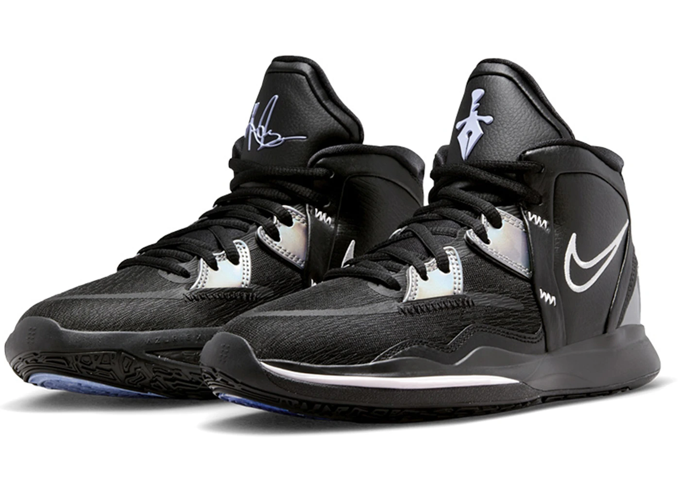 Nike Kyrie Infinity Black Metallic Silver (GS) Kids' - DD0334-005 - US