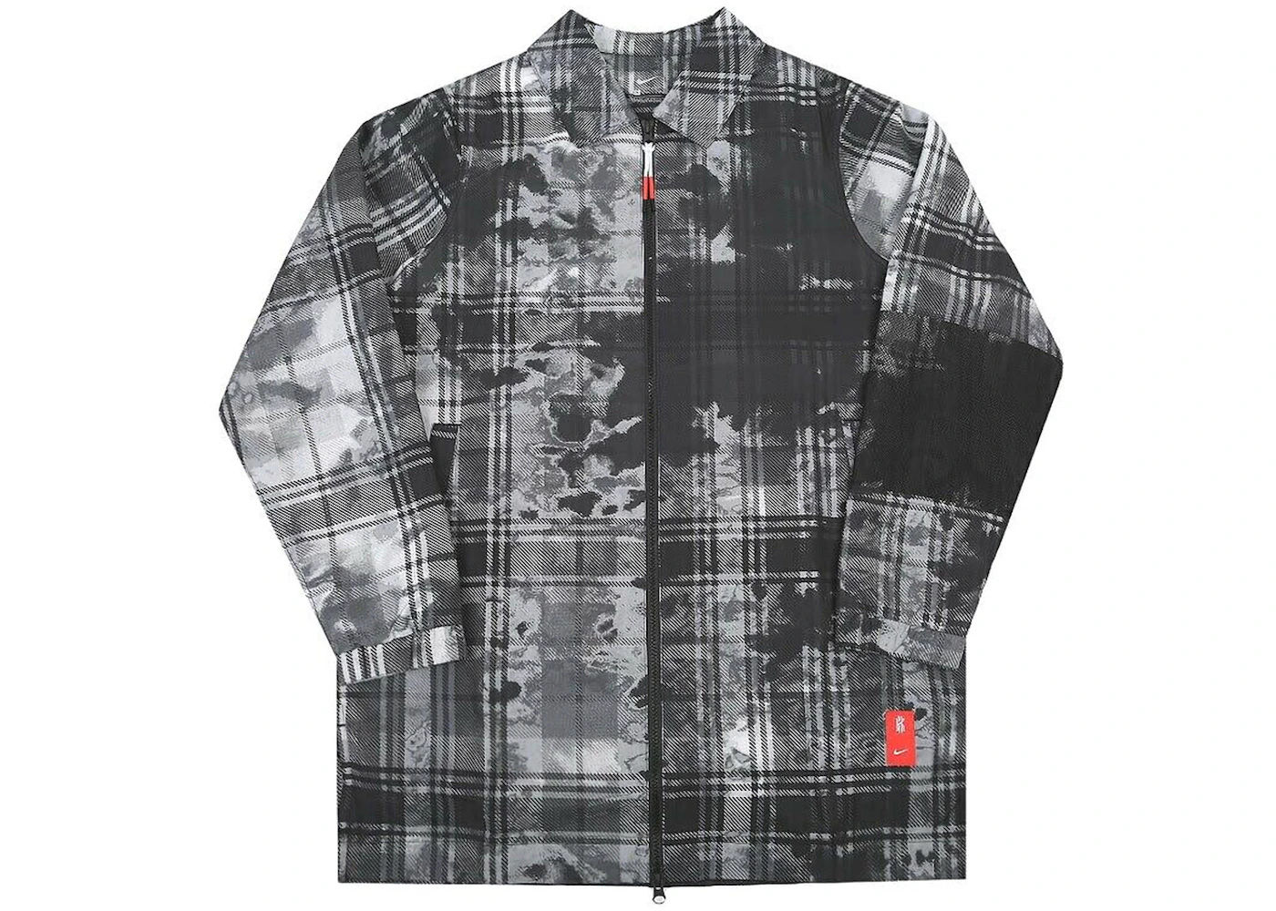 Nike Kyrie Lightweight Printed Jacket Black/Grey Men's - SS24 - US