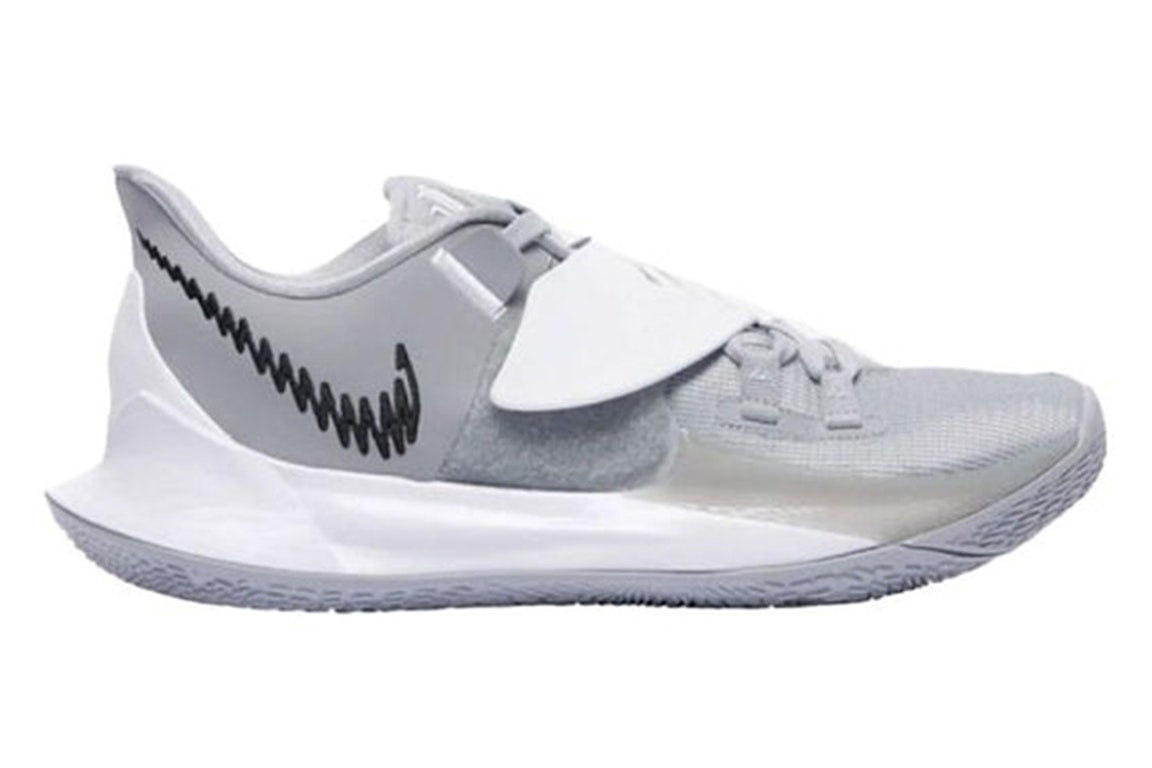 Pre-owned Nike Kyrie Low 3 Tb Flat Silver In Flat Silver/black/white