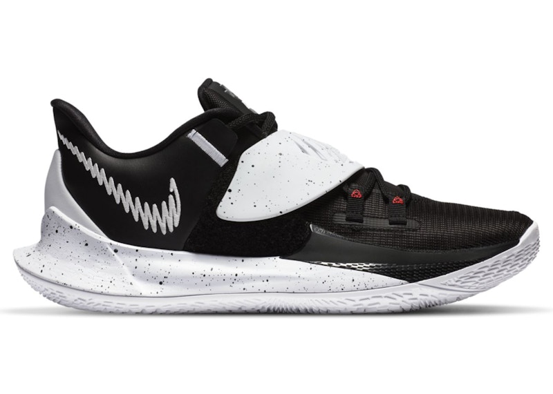 kyrie low 3 white and black