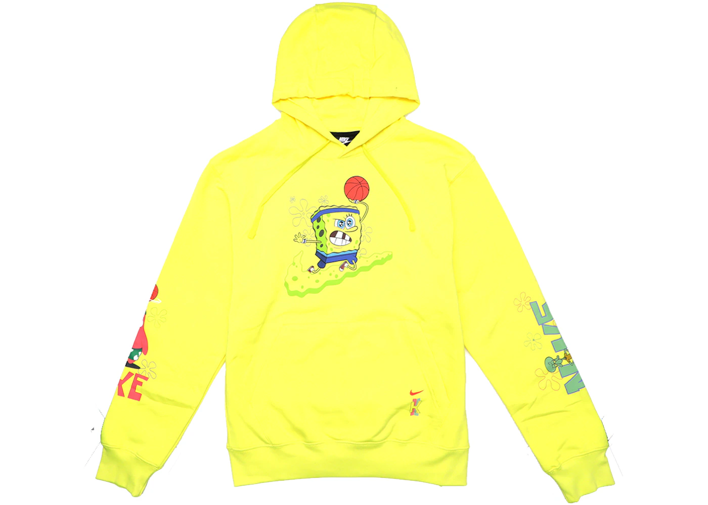 Nike Kyrie x Spongebob Dri-Fit Hoodie Dynamic Yellow Men's SS19 US