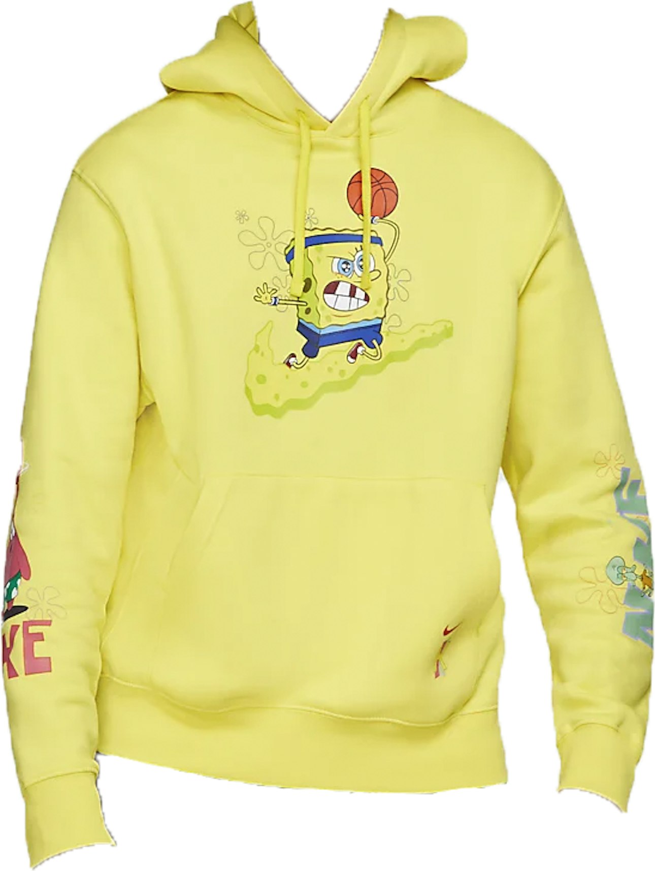 Nike Kyrie Spongebob Dri-Fit Hoodie (Kids Sizing) Yellow - SS19 Kids'