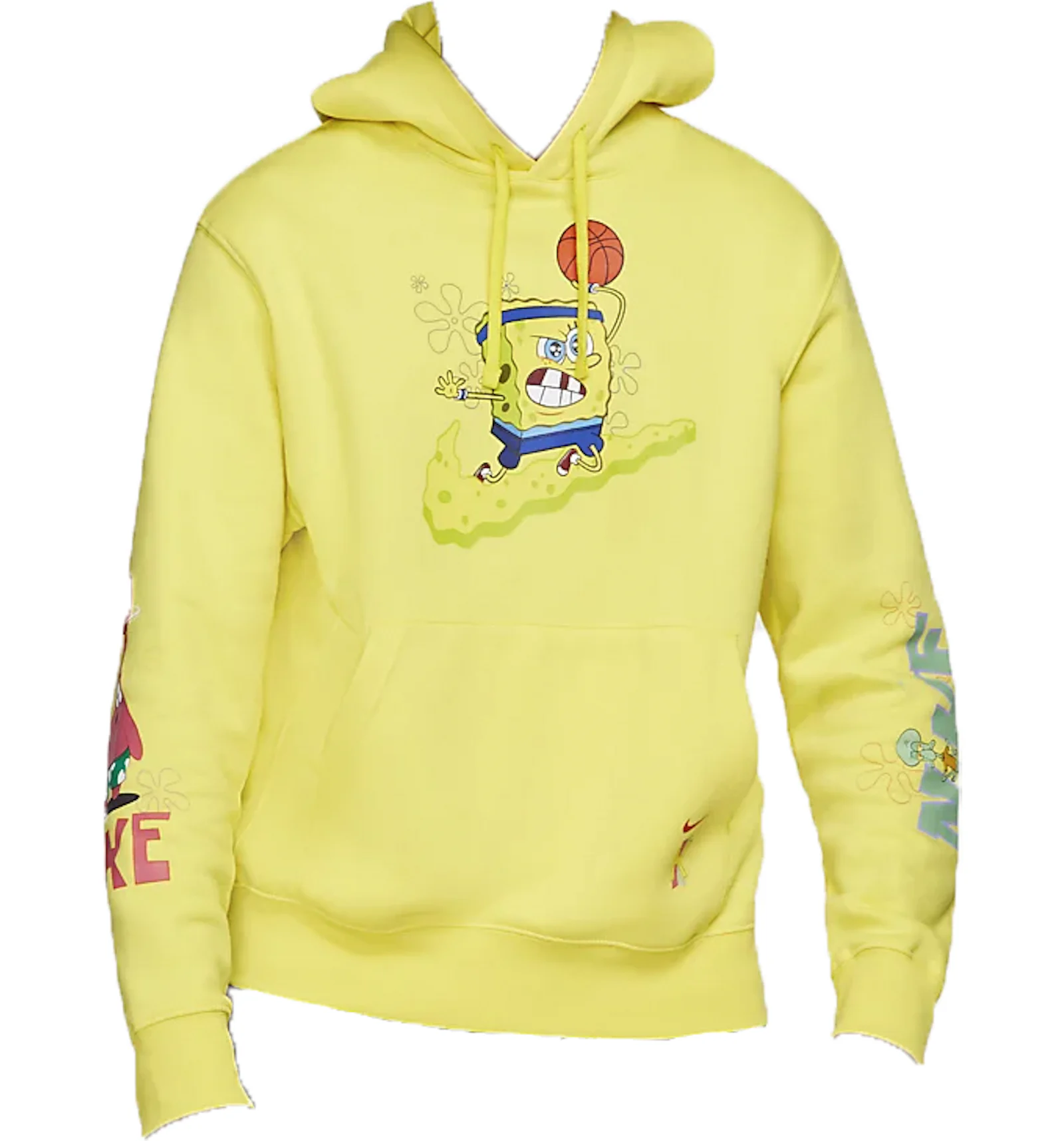 Nike Kyrie x Spongebob Dri Fit Hoodie Kids Sizing Dynamic Yellow