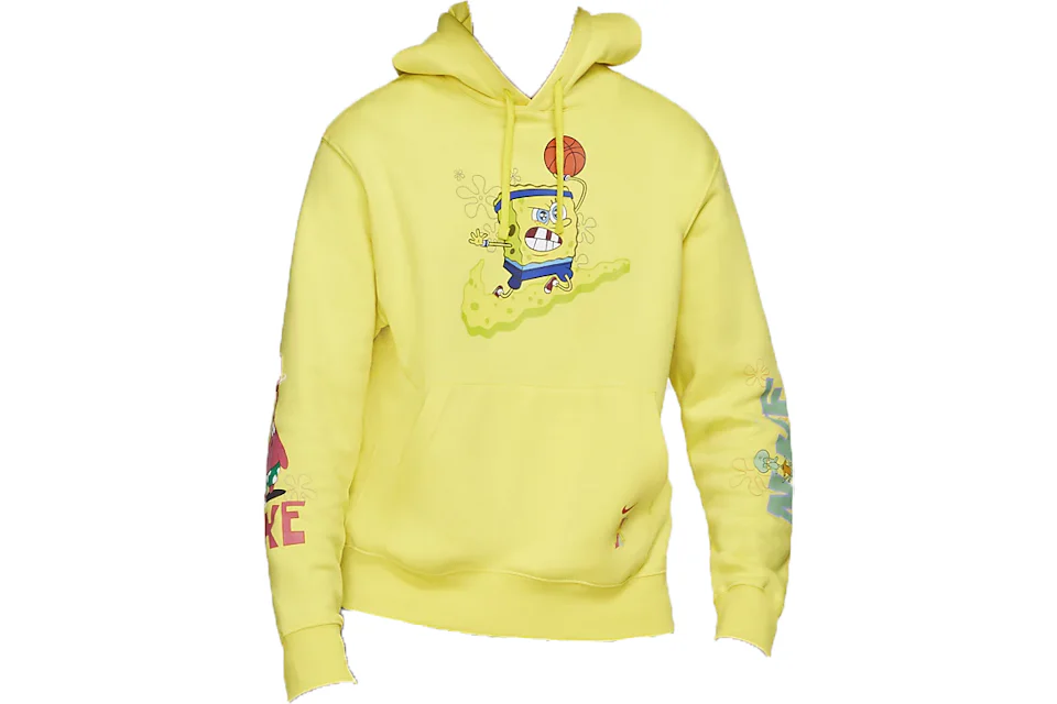 Nike Kyrie x Spongebob Dri-Fit Hoodie (Kids Sizing) Dynamic Yellow