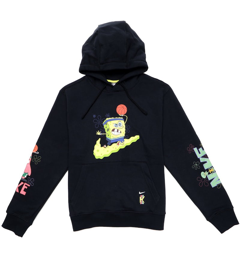 Nike Kyrie x Spongebob Dri Fit Patrick Star Hoodie Kids Sizing Black SS19 US