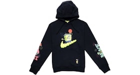 Nike kyrie x spongebob dri-fit patrick star hoodie black Clearance