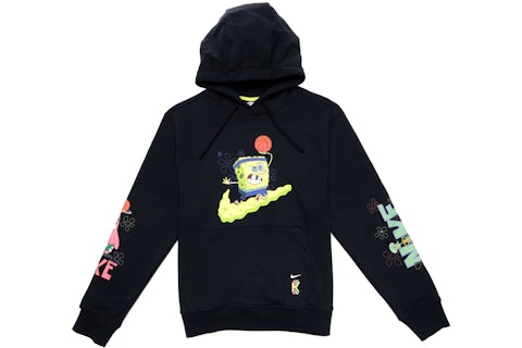 Nike Kyrie x Spongebob Dri Fit Patrick Star Hoodie Kids Sizing Black SS19 US