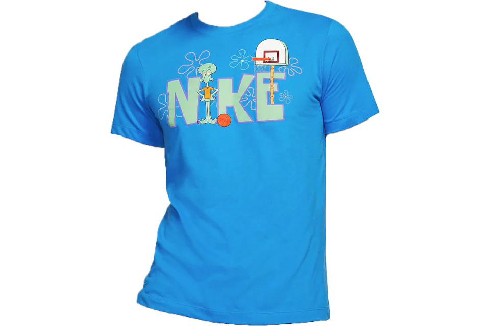 Nike Kyrie x Spongebob Dri Fit Squidward Tee Light Photo Blue