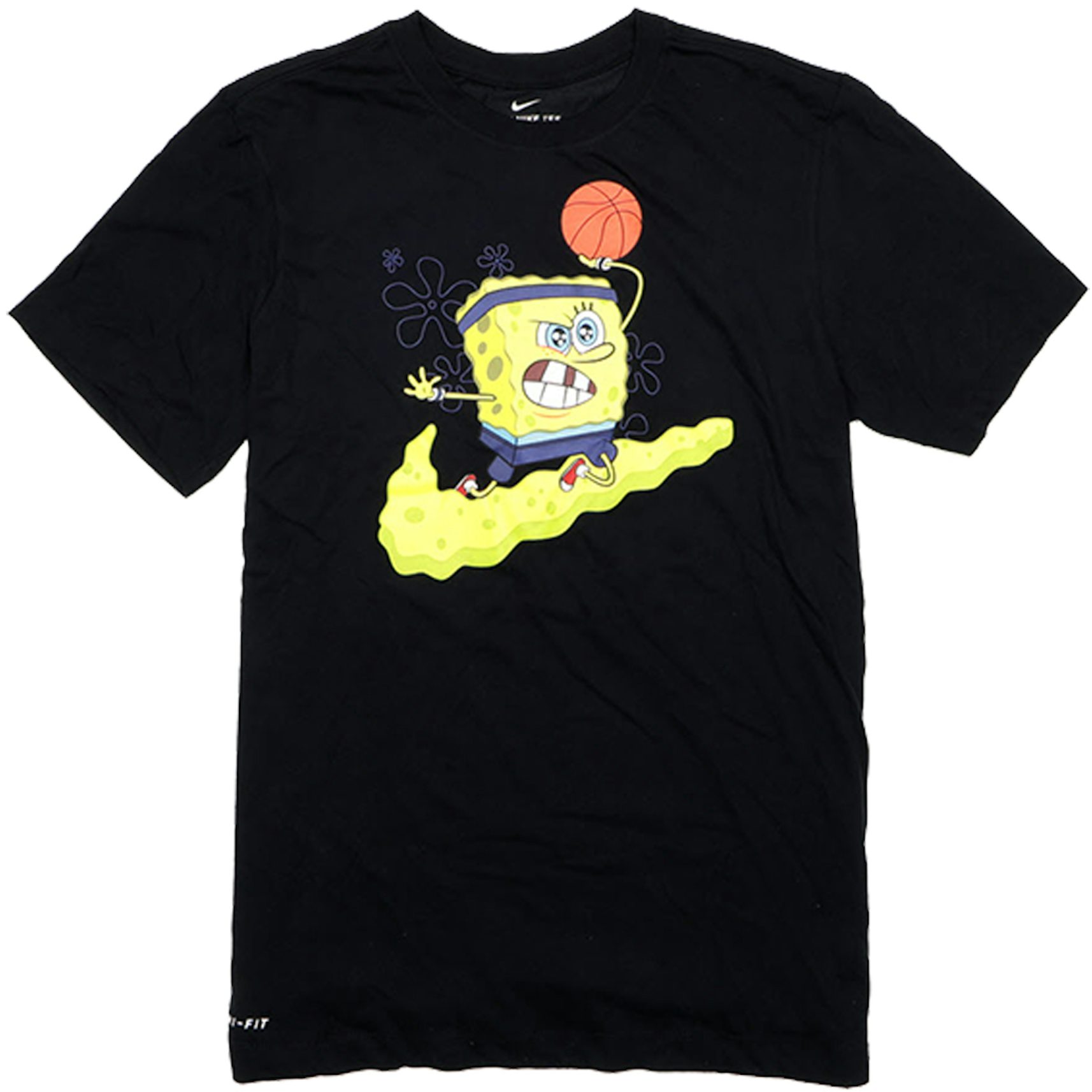 Nike Kyrie x Spongebob Hoodie Sweatshirt in Black Size L