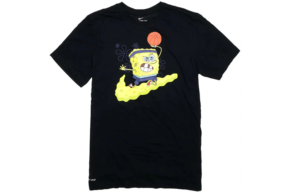 Nike Kyrie x Spongebob Dri-Fit Tee (Kids Sizing) Black