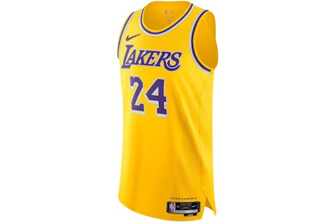 Nike LA Lakers Kobe Bryant #24 Leave A Legacy Jersey Yellow Men's