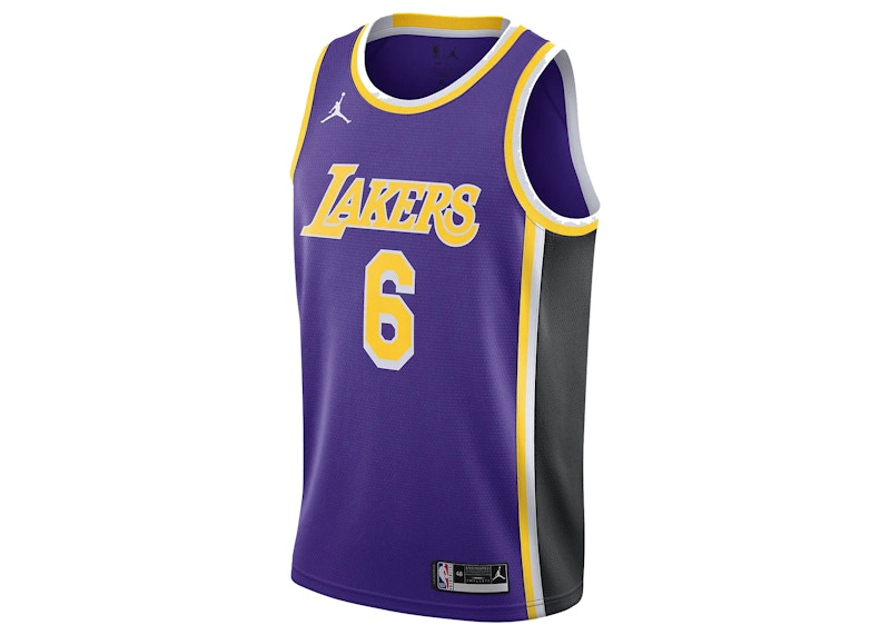 Lakers purple and store black jersey