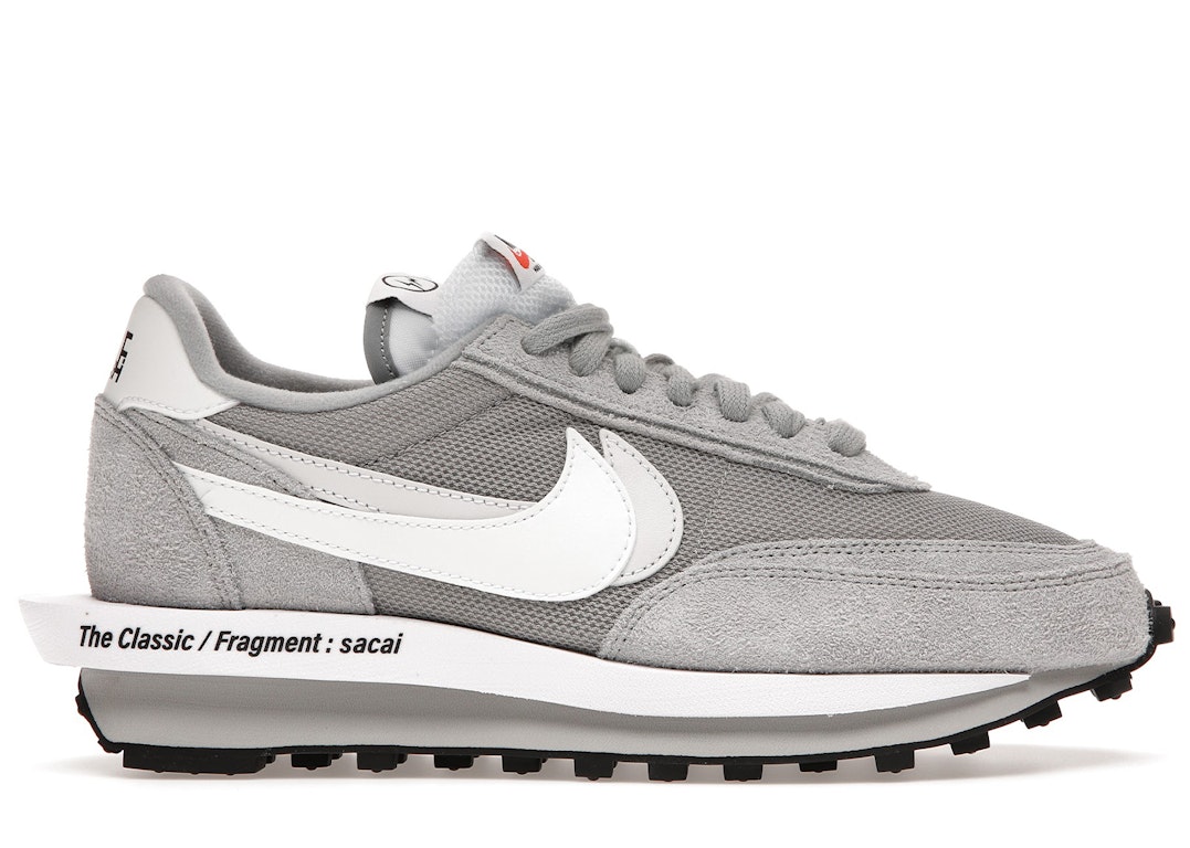 Pre-owned Nike Ld Waffle Sf Sacai Fragment Grey In Light Smoke Grey/white-black