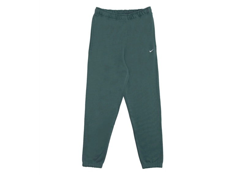 Pre-owned Nike Lab Women's Energy Fleece Pants In Green