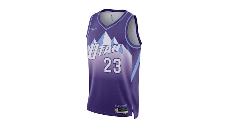 Nike Lauri Markkanen Utah Jazz 24/25 Jersey Purple Men's US