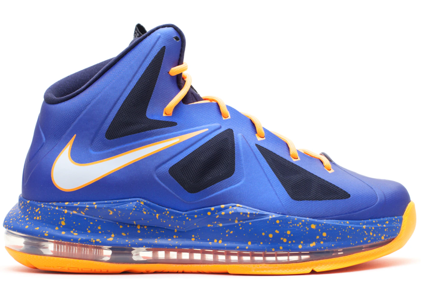 Lebron 10 blue and best sale orange