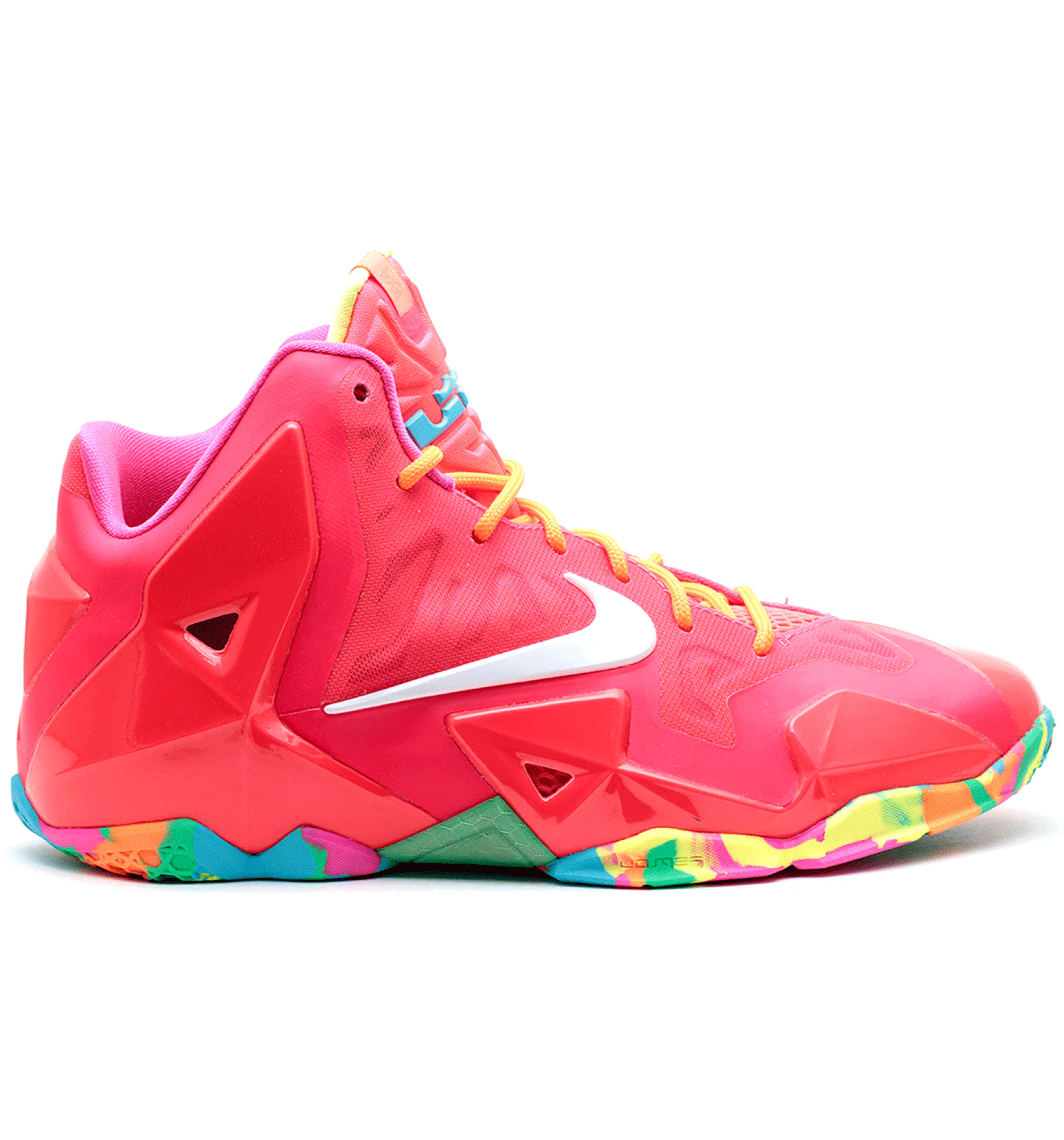Nike LeBron 11 Fruity Pebbles GS Kids 621712 600 US