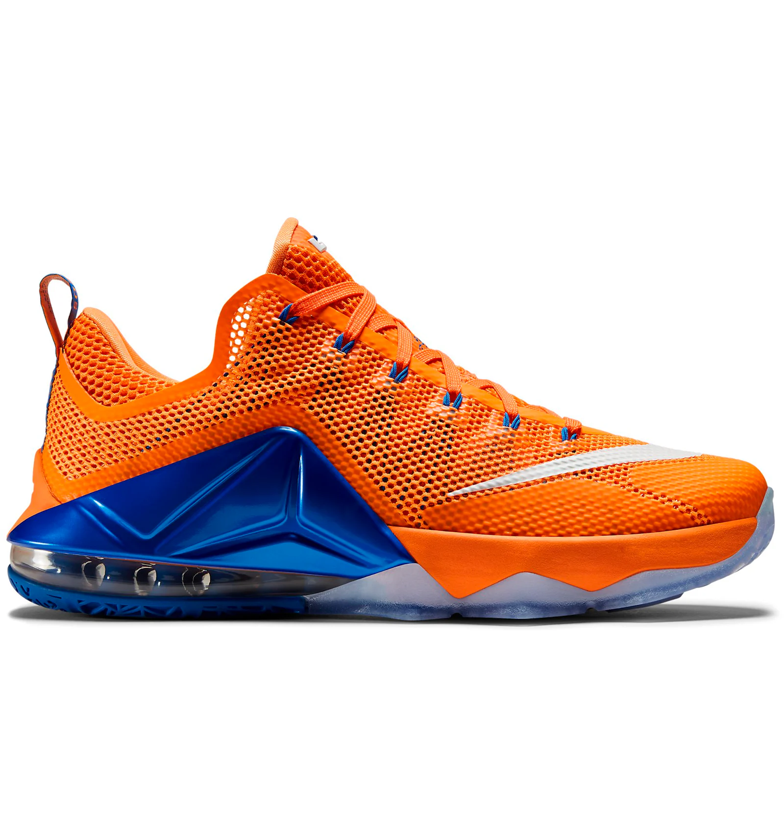 Lebron 12 orange and blue best sale