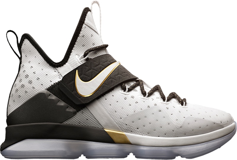 lebron 14 white and gold