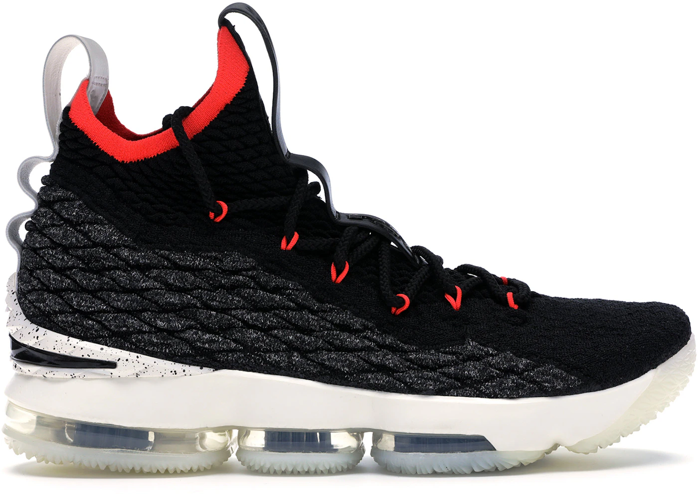 Nike LeBron 15 Negro Carmesí Brillante Hombre AQ2363-002/AQ2364